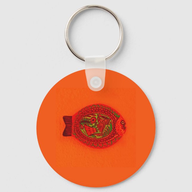 CHAVEIRO TECIDO "O PEIXE" (Frente)