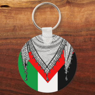 Chaveiro Tecido Tradicional do Keffiyeh Scarf Palestino