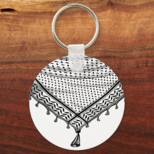 Chaveiro Tecido Tradicional do Keffiyeh Scarf Palestino