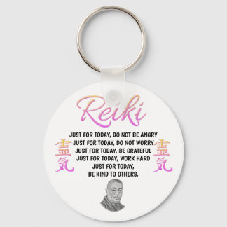Chaveiro Tecla bonito Pink Reiki Principles