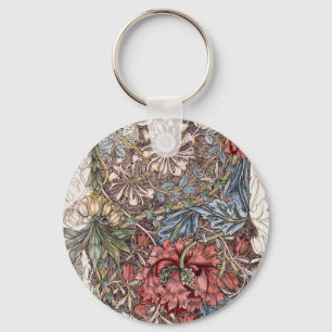CHAVEIRO TECLA BUTTON: WILLIAM MORRIS DESIGN