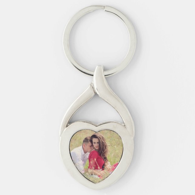 Chaveiro Tecla de Coração Twisted Personalizada (Frente)