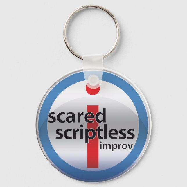 Chaveiro Tecla de logotipo de vidro redondo SS (Frente)