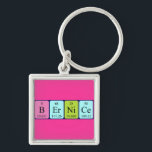 Chaveiro Tecla de nome de mesa periódica Bernice<br><div class="desc">Bernice escreveu como B Er Ni Ce (Boron Erbium Nickel Cerium) num teclado para o cientista em você.</div>