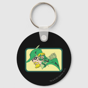 Chaveiro Tecla de seta verde