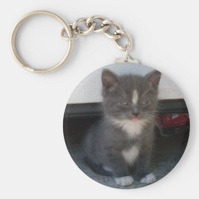 Chaveiro Tecla do GATINHO NEGRITO (Frente)