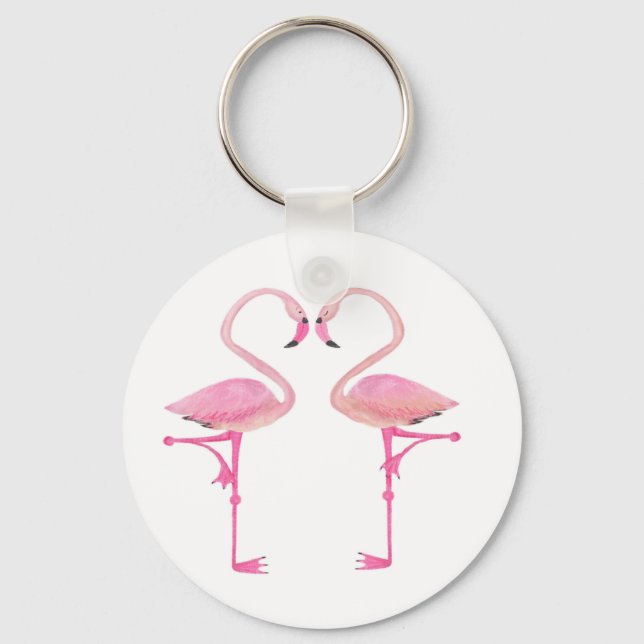 Chaveiro Tecla Flamingo (Frente)
