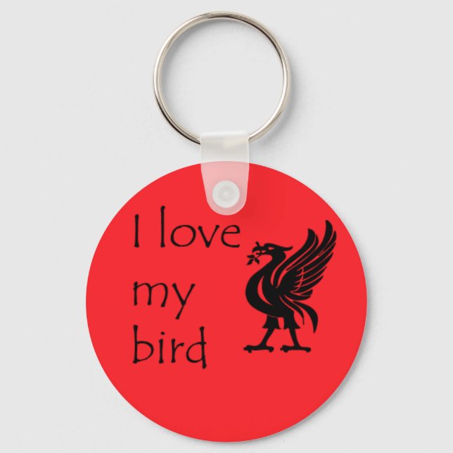 Chaveiro Tecla - Liverpool Liverbird (Frente)
