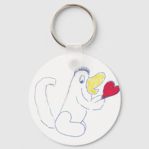 Chaveiro Tecla Love Inseto Button