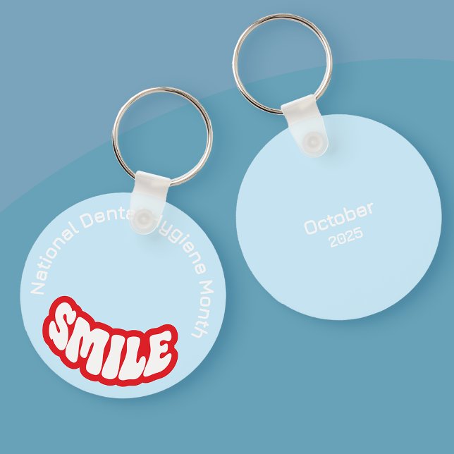 Chaveiro Tecla National Dental Hygiene Month/ (dental hygenist keyring)