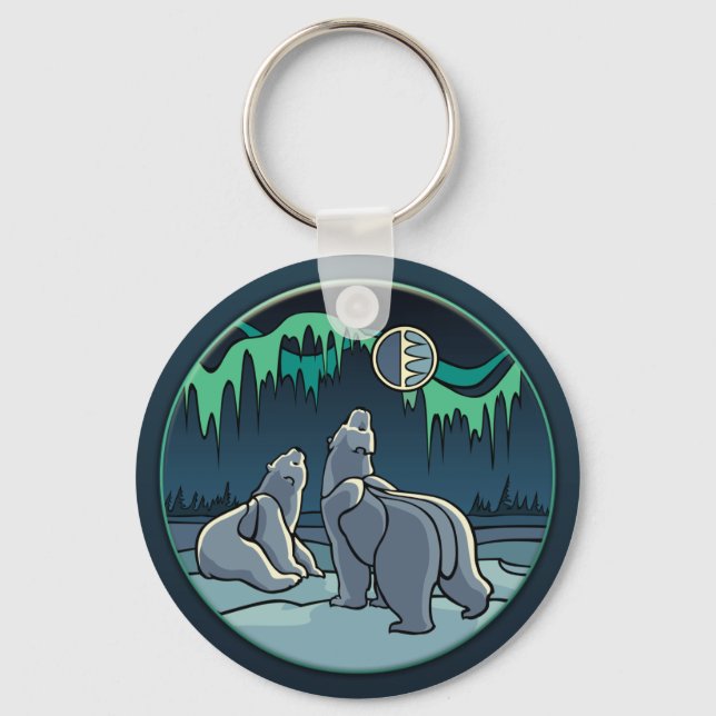 Chaveiro Tecla Polar Bear Key Chain Bear Fortalece Keychai (Frente)