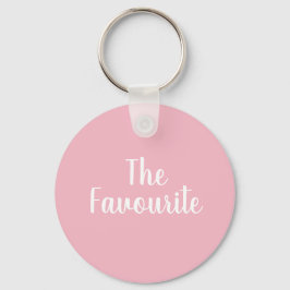 Chaveiro Tecla rosa 'O favorito'