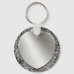 Chaveiro Tecla Silver Heart