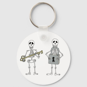 Chaveiro Tecla Skeleton Lock & Skeleton