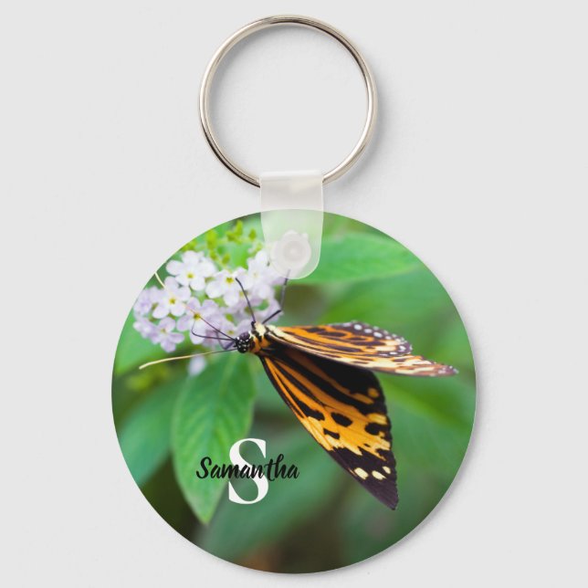 Chaveiro Tecla Tiger Butterfly (Verso)