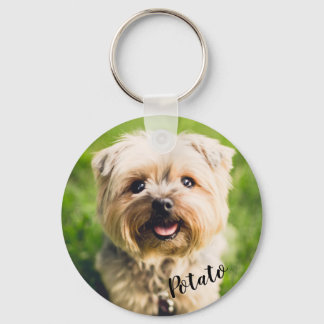 Chaveiro Teclado de Foto e Nome de Pet Personalizado