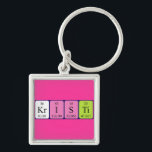 Chaveiro Teclado de nome de mesa periódica do Kristi<br><div class="desc">Kristi soletrou como Kr I S Ti (Krypton Iodine Sulfur Titanium) em um teclado para o cientista em você. Não consegues encontrar o que queres?</div>