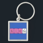 Chaveiro Teclado do nome da mesa periódica Sione<br><div class="desc">Sione soletrado como S I O Ne (Sulfur Iodine Oxygen Neon) num teclado para o cientista em você. Não consegues encontrar o que queres?</div>