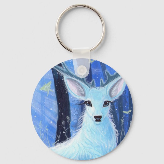 Chaveiro Teclado White Stag "Encantado pela Luz da Lua" (Frente)