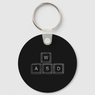 Chaveiro Teclas De Jogo Wasd Para Pc Presente De Computador