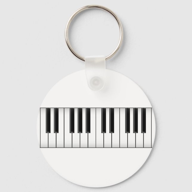 Chaveiro Teclas do teclado/piano: (Frente)