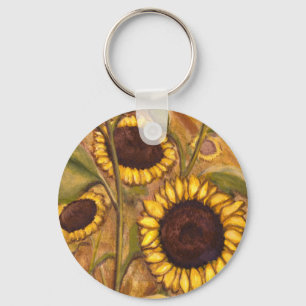 Chaveiro Teclas Sunflower Cadeias Cheerful Yellow Flower Gi