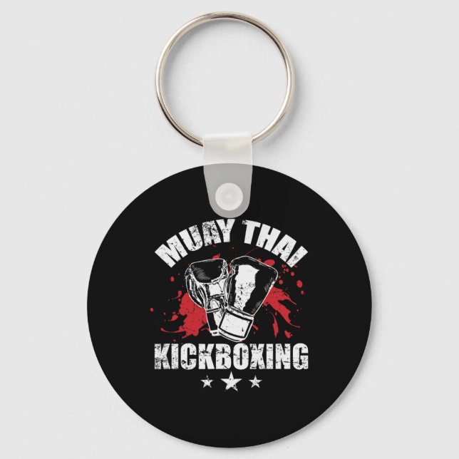 Chaveiro Técnicas Tradicionais de Muay Thai Kickboxing (Frente)
