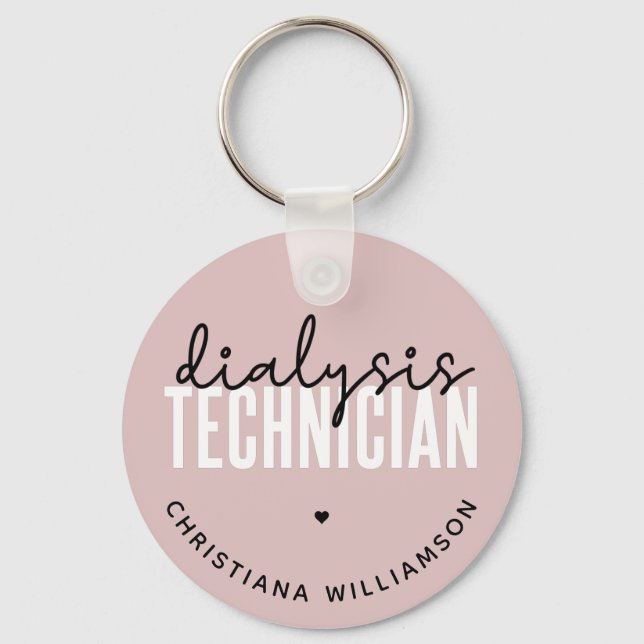 Chaveiro Técnico de Diálise Personalizado | Presentes técni (Frente)