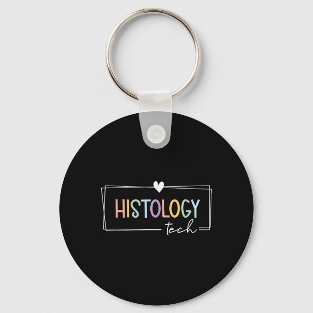 Chaveiro Técnico de Histologia Boho Fofa Técnico de Laborat (Frente)