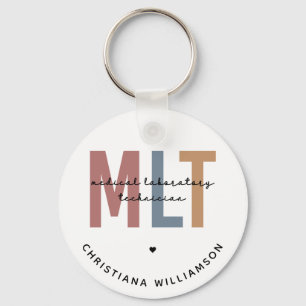 Chaveiro Técnico de Laboratório Médico MLT Personalizado