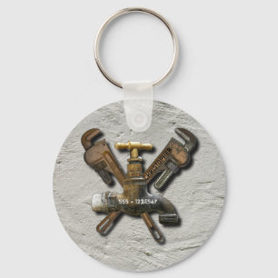 Chaveiro Técnico do engenheiro da drenagem da água de