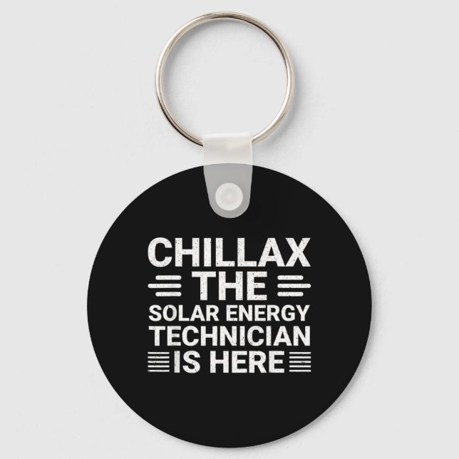 Chaveiro Técnico em Energia Solar 1 (Frente)