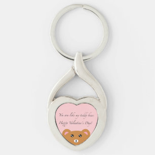 Chaveiro Teddy Bear Heart String