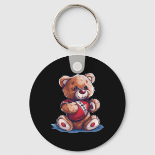 Chaveiro Teddy Legal Com Roupa De Bola Esportiva Para Menin