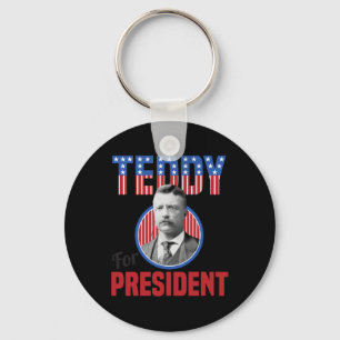 Chaveiro Teddy Roosevelt Para Presidente Touro Almíscar The