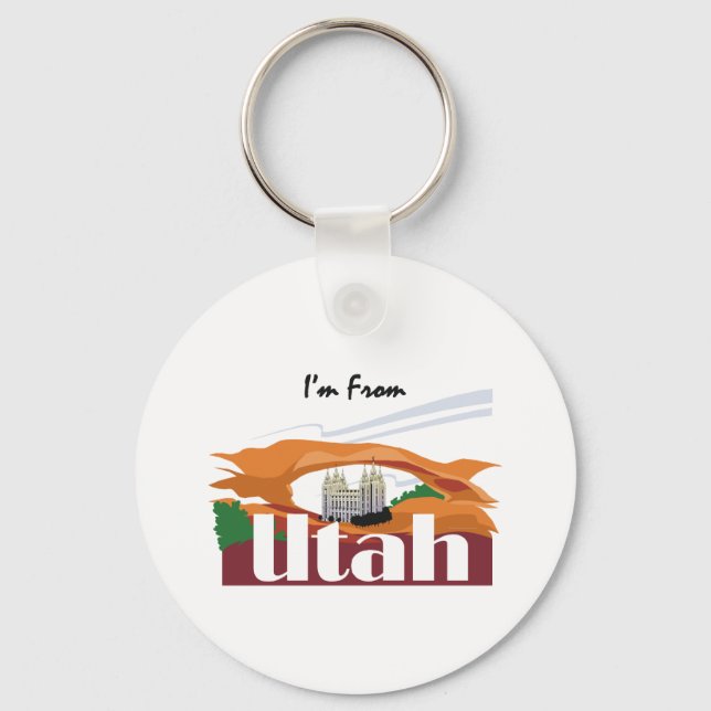Chaveiro TEE I'm From Utah (Frente)