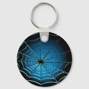 Chaveiro Teia de Aranha Azul Legal