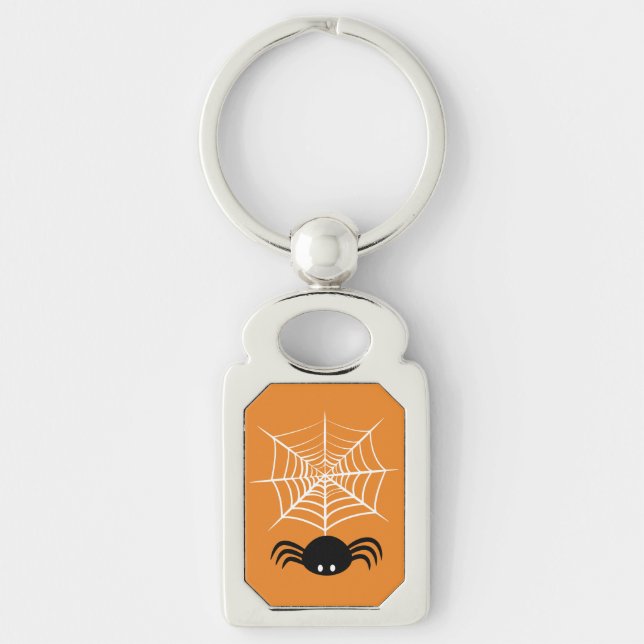 Chaveiro Teia de Aranha de Halloween  (Frente)