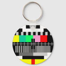 Tela de teste de tv a cores retrorreflectoras