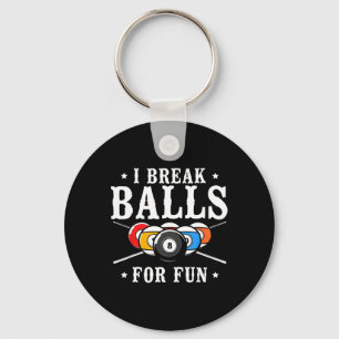 Chaveiro Tela do Jogador de Piscina Billiards, Vintage I Br