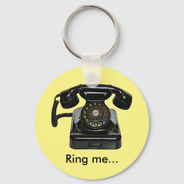 Chaveiro Telefonema Vintage me toca... (Frente)