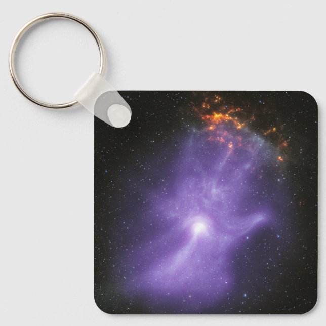 Chaveiro Telescópios de raios X - Mão Cosmica Fantástica (Frente)