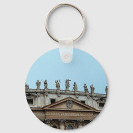 Chaveiro Telhado de Rua. Basilica de Peter em Roma, Itália