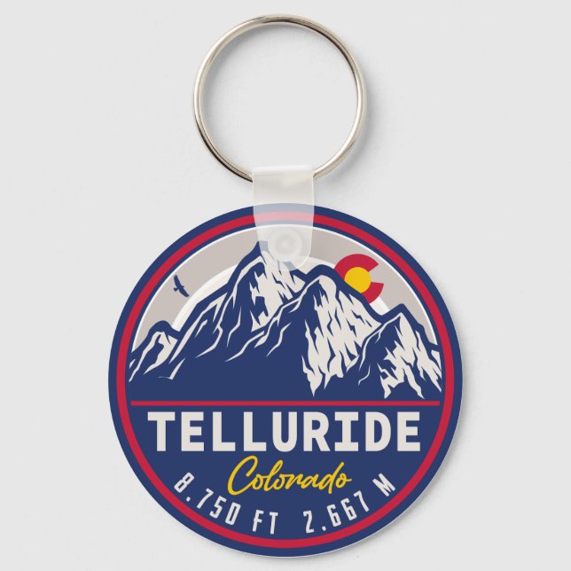 Chaveiro Telluride - Colorado Mountain Souvenir (Frente)