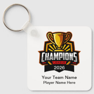 Chaveiro Tema do Campeonato da Equipe Pulseiras Personaliza