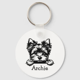 Chaveiro Tema Personalizado do Welsh Terrier Puppy
