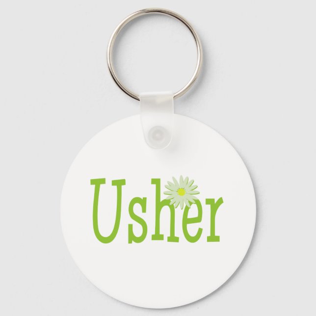 Chaveiro Tema Usher/ Daisy (Frente)