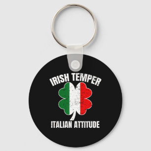 Chaveiro Temperamento Irlandês Atitude Italiana St Patricks