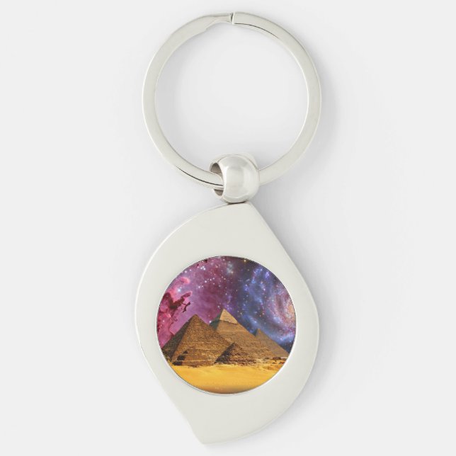 Chaveiro tempestade cósmica acima do egito (Frente)