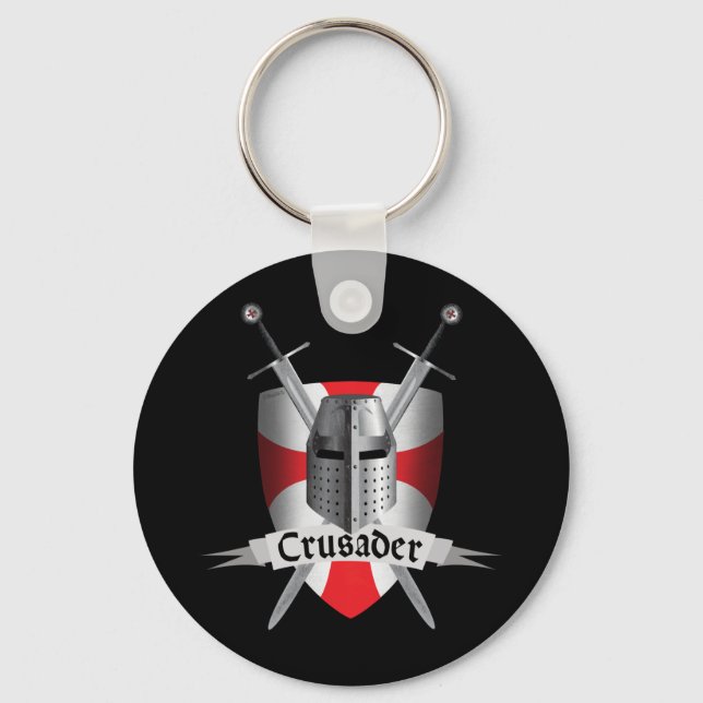 Chaveiro Templar - Armas Cruzadas (Frente)
